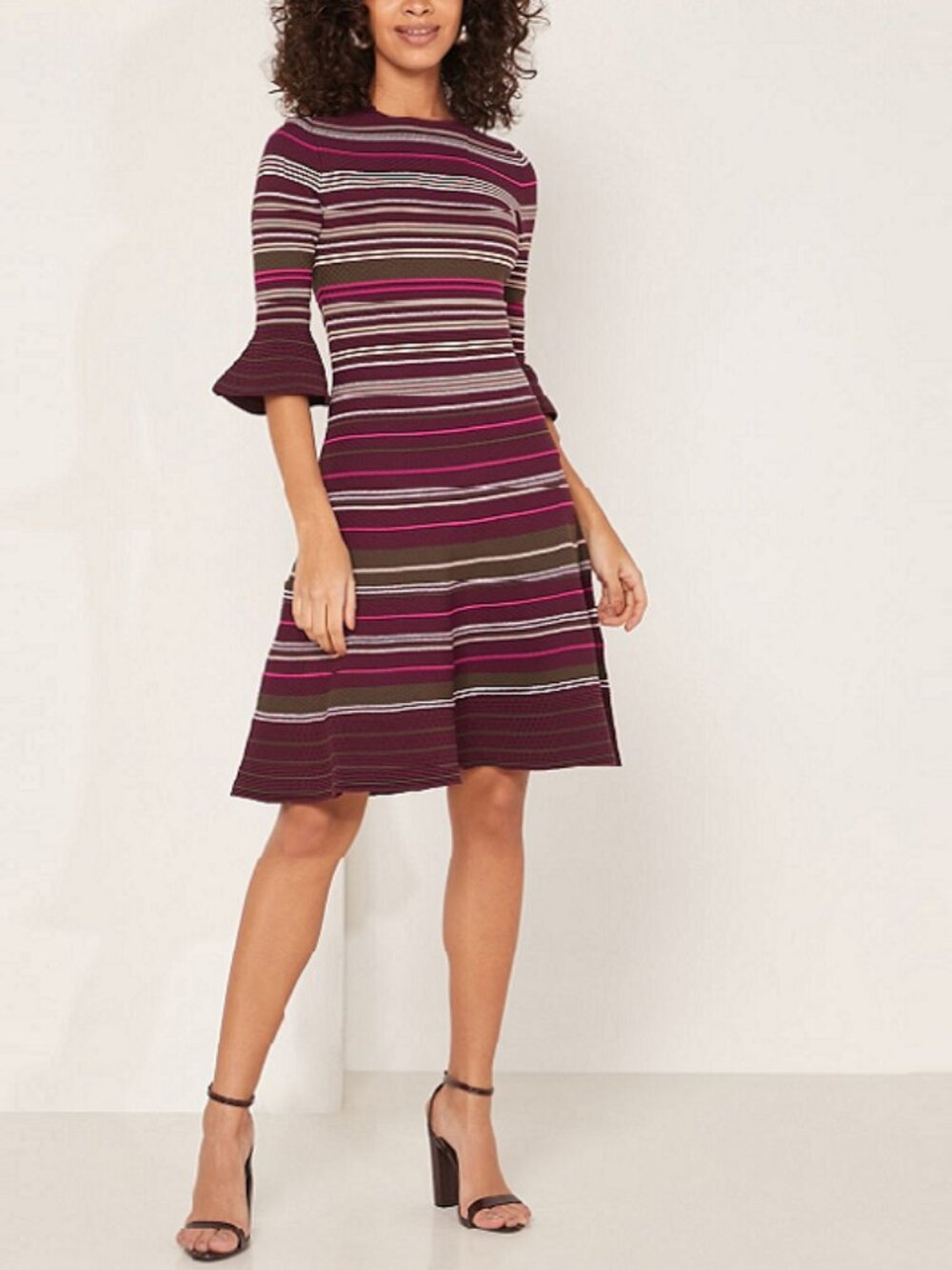 Ted Baker Tayiny Stripe Ottoman Dress